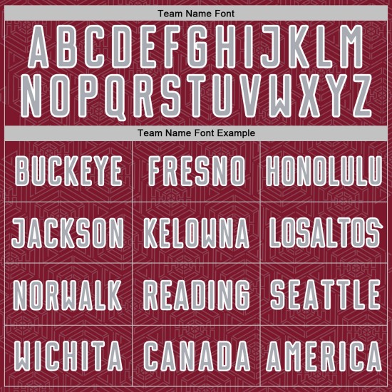 Sublimation Jersey Sports Geometric Crimson Gray-White Soccer Uniform Shape Custom Sublimation Jersey Sports Geometric Crimson Gray-White Soccer Uniform Shape Custom