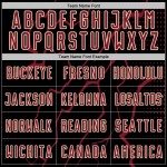 Lightning Black Soccer Uniform Jersey Sublimation Custom Sports Crimson-Cream Lightning Black Soccer Uniform Jersey Sublimation Custom Sports Crimson-Cream