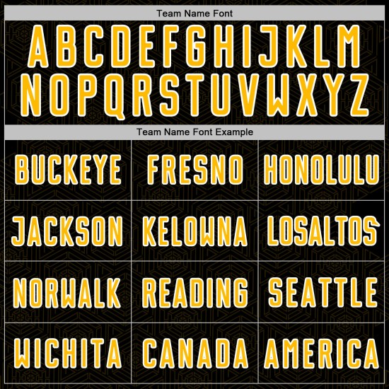 Geometric Custom Uniform Sublimation Soccer Jersey Shape Gold-White Black Sports Geometric Custom Uniform Sublimation Soccer Jersey Shape Gold-White Black Sports