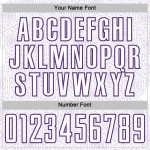 Geometric Shape Uniform Sports Custom White Purple Sublimation Soccer Jersey Geometric Shape Uniform Sports Custom White Purple Sublimation Soccer Jersey