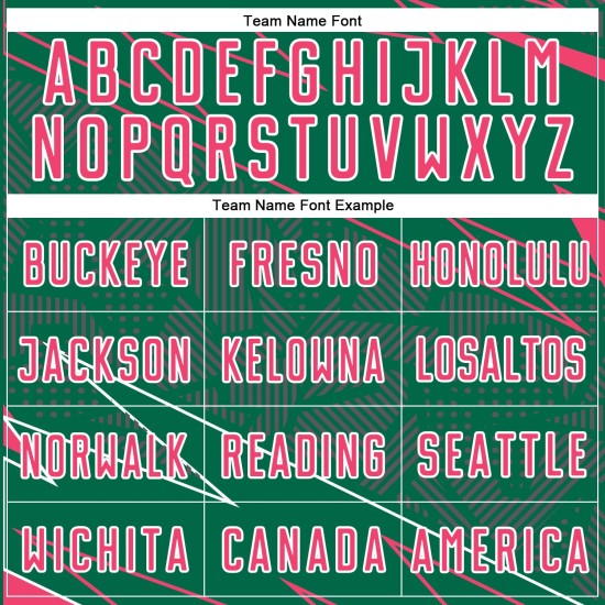 Soccer Pink-White Custom Sports Jersey Neon Green Kelly Uniform Sublimation Lines