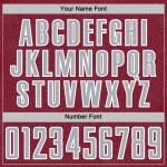 Sublimation Jersey Sports Geometric Crimson Gray-White Soccer Uniform Shape Custom Sublimation Jersey Sports Geometric Crimson Gray-White Soccer Uniform Shape Custom