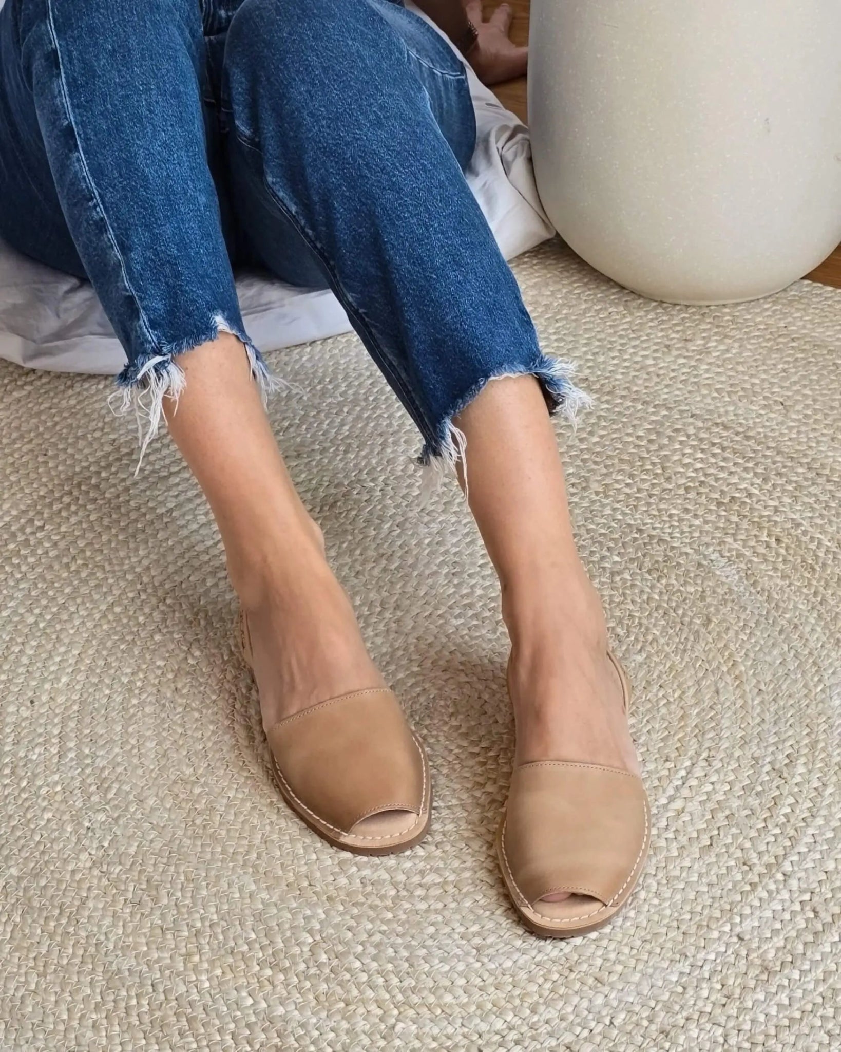 Luxe Avarca in Caramel